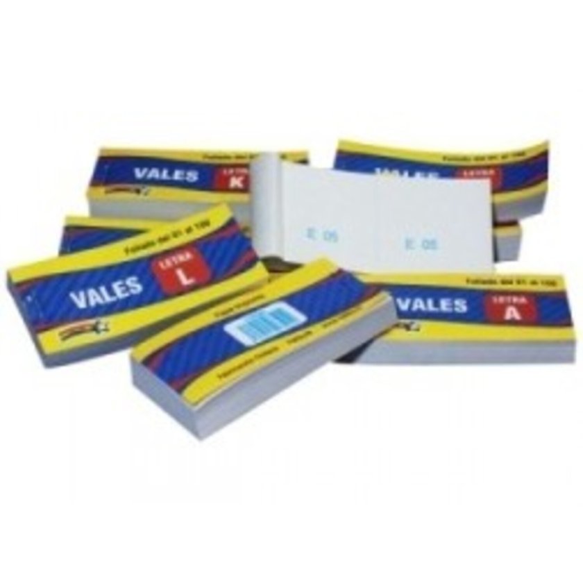 Formulario Halley Vale 100 Hojas Caja Letras A-O