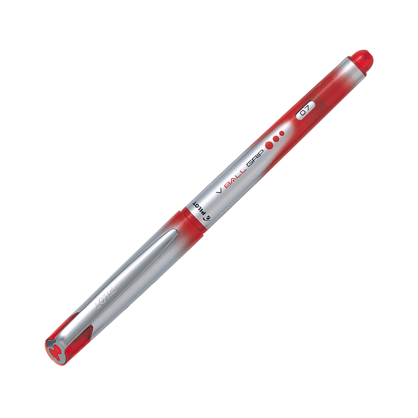 Bolígrafo Tinta Pilot Vball 0.7 grip Broad Rojo