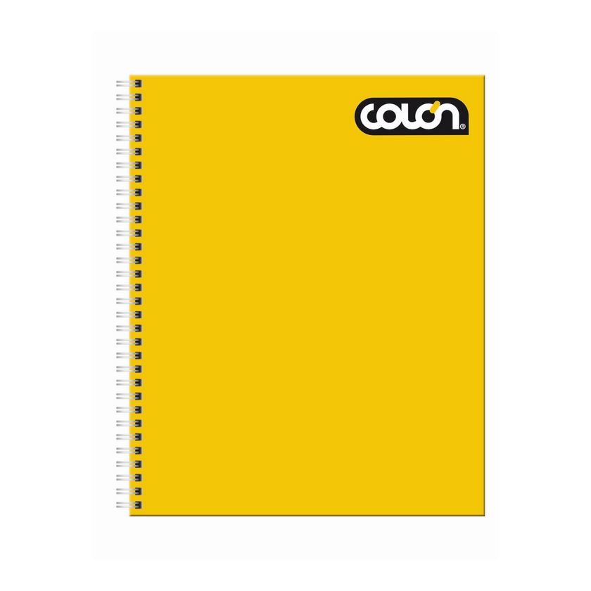 Cuaderno Universitario Colón Liso M7 Espiral Doble 100 Hojas