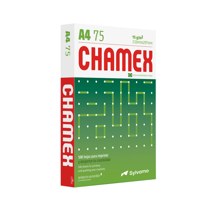 Papel Fotocopia Chamex A-4 Multipropósito 75 g 500 Hojas