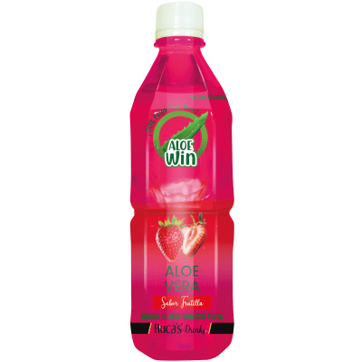 Bebida de Aloe Vera Win Sabor Frutilla 500 ml