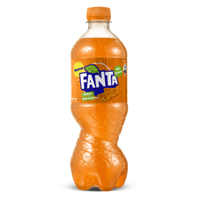 Bebida Gaseosa Fanta Sabor Naranja Botella 591 Ml