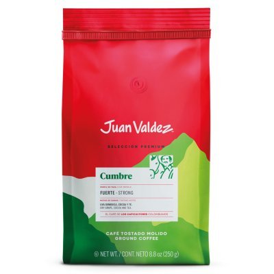 Café Grano Molido Juan Valdez Cumbre Fuerte 250 g