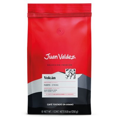 Café Grano Entero Juan Valdez Volcán Fuerte 250 g