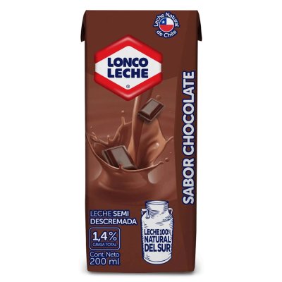 Leche Líquida Loncoleche Chocolate 200 ml