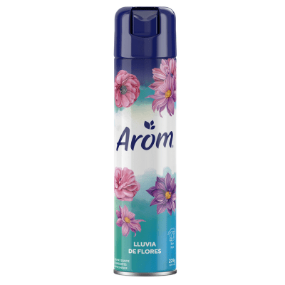 Desodorante Ambiental Arom Aerosol Lluvia de Flores 225 g