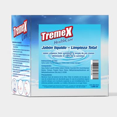 Jabón Líquido Tremex Care con Triclosán para Dispensador 1 L