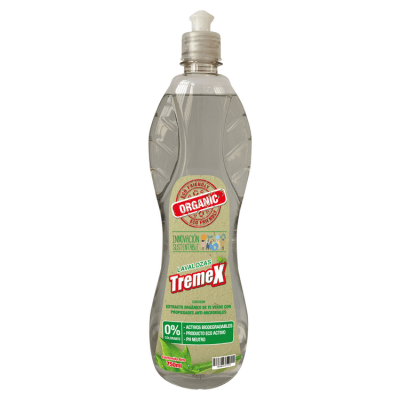 Lavalozas Tremex Orgánico con Extracto de Té Verde 750 ml