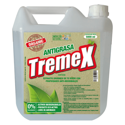Limpiador Anti Grasa Tremex Organic Ecoactivo 5 L
