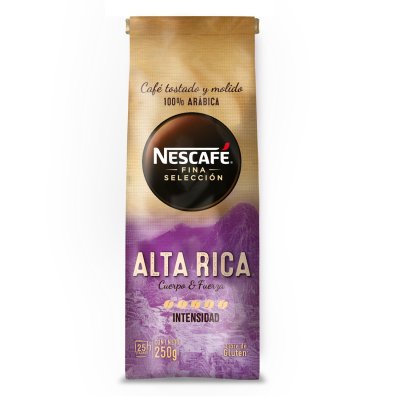 Café Grano Molido Nescafé Alta Rica Fina Selección 250 g