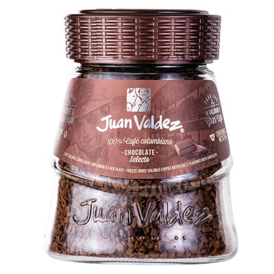 Café Instantáneo Liofilizado Juan Valdez Sabor Chocolate 95 g
