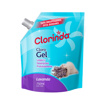 Cloro Gel Clorinda Lavanda 750 ml