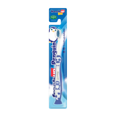 Cepillo Dental Fresh Up Niño Penguin Display de 12 Unidades