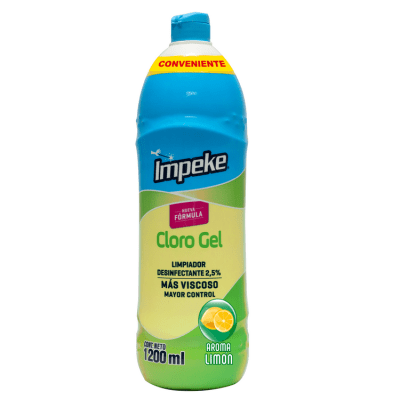 Cloro Gel Impeke Limón 1200 ml