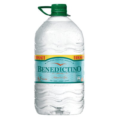 Agua Mineral Benedictino Sin Gas Bidón 6.5 L