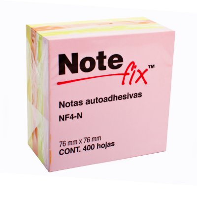 Notas Adhesivas 3M Notefix 654 Cubo Neón 76X76 mm