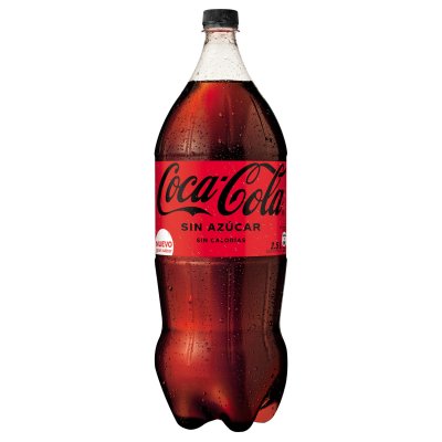 Bebida gaseosa Coca-Cola Sin Azúcar Botella 2.5 L