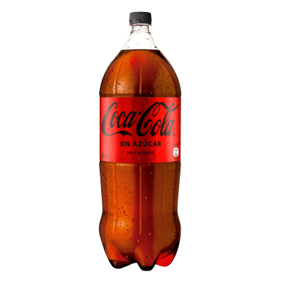 Bebida gaseosa Coca-Cola Sin Azúcar Botella 3 L