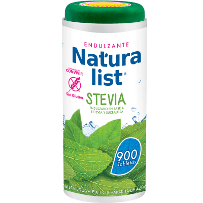 Endulzante Naturalist Stevia 900 Tabletas