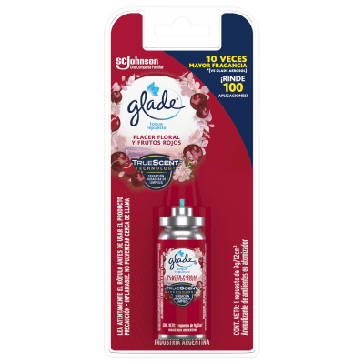 Repuesto Desodorante Ambiental Glade Toque Placer Floral y Frutos Rojos 9 g