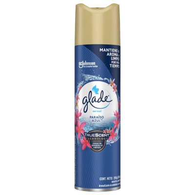 Desodorante Ambiental Glade Aerosol Paraíso Azul 360 ml