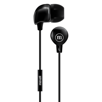 Audífono para Celular Maxell In-Bax Negro con Micrófono