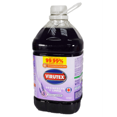 Limpiador Piso Desinfectante Virutex Lavanda 4 L