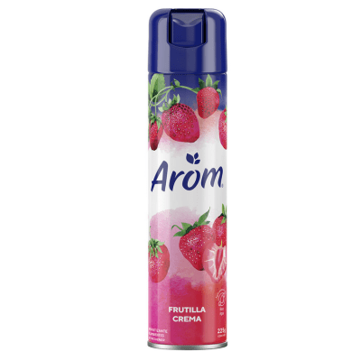 Desodorante Ambiental Arom Aerosol Frutilla Crema 225 g