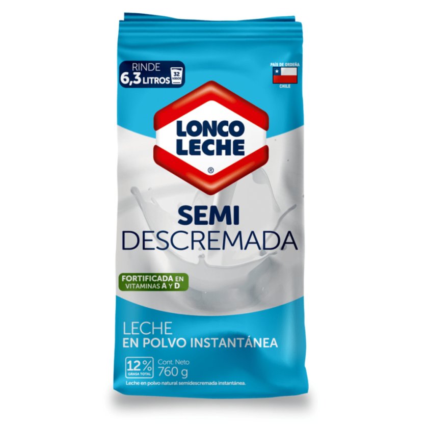 Leche en Polvo Loncoleche SemiDescremada 760 g