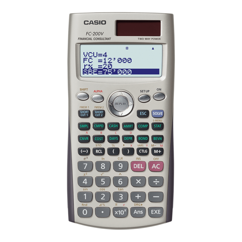 Calculadora Financiera Casio FC 200V