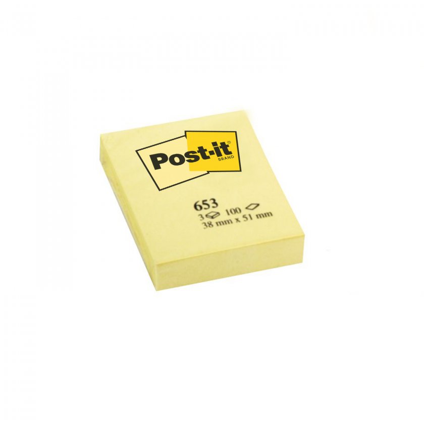 Notas adhesivas Mod. 653 Post-it amarill