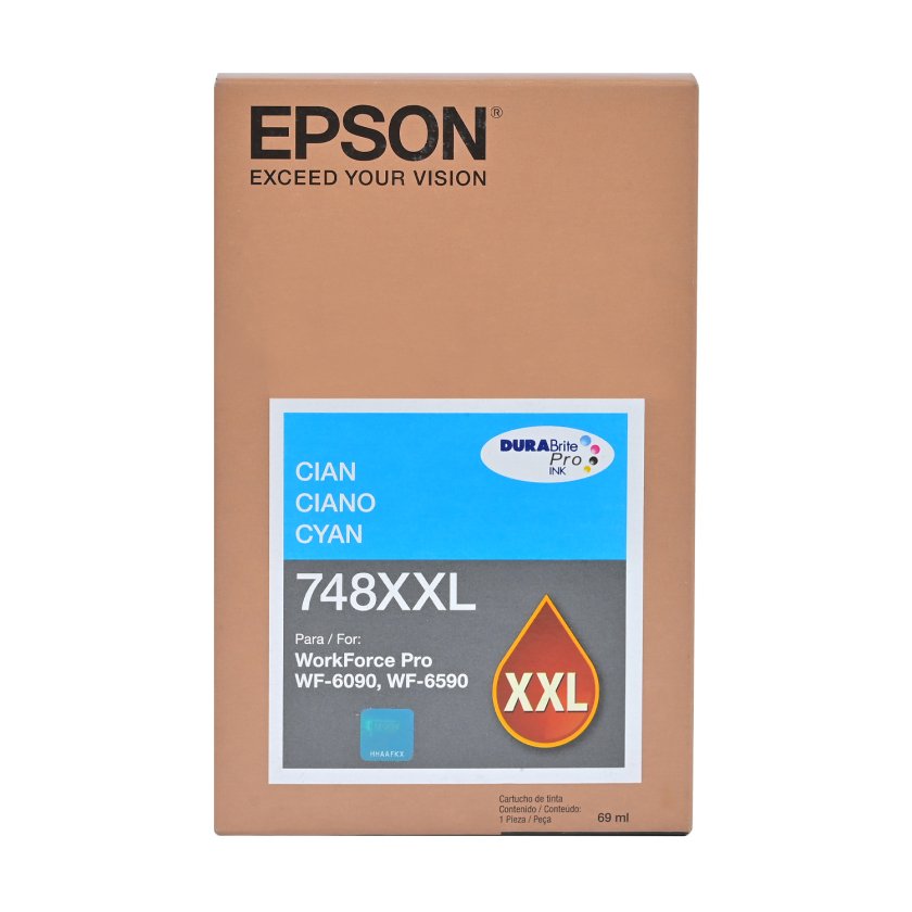 Cartucho de tinta Epson T748XXL Cian | Prisa