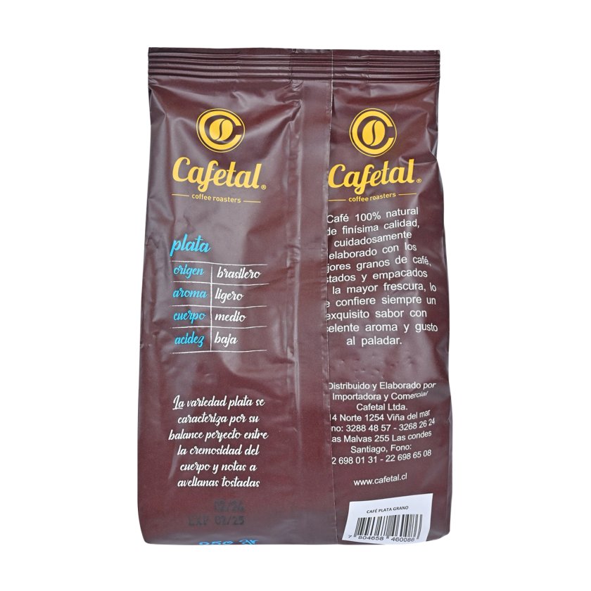 Café Grano Entero Tío Pepe 250 g Plata
