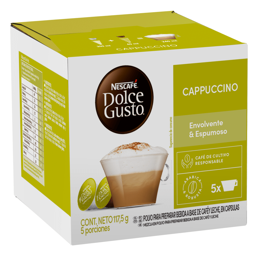 Cápsula Nescafé Dolce Gusto Cappuccino 10 Unidades
