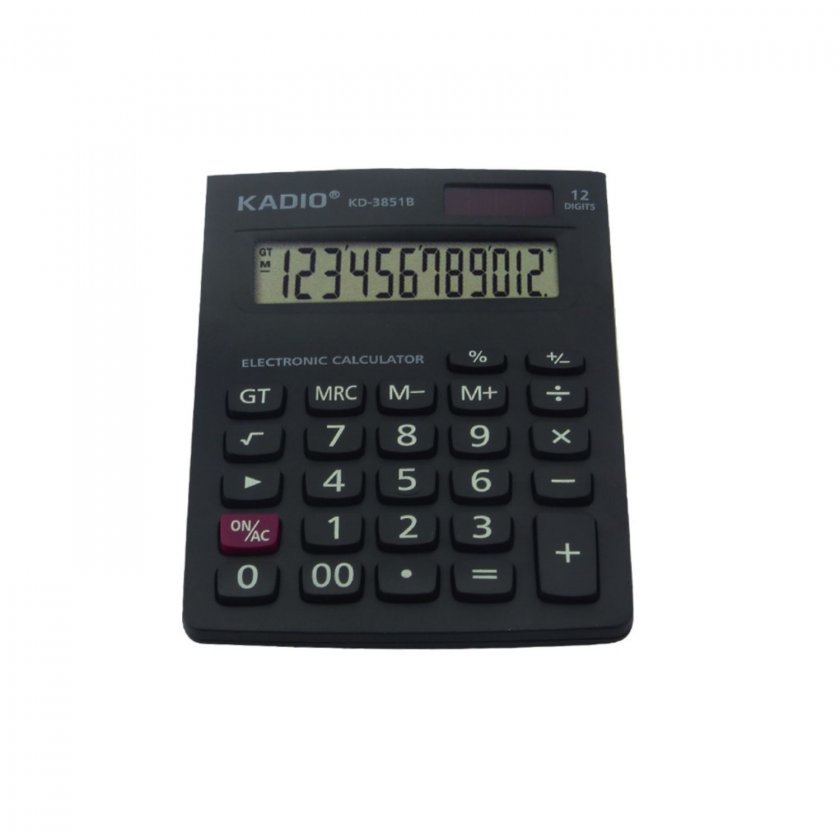 Calculadora Básica Kadio de Escritorio 12 Dígitos