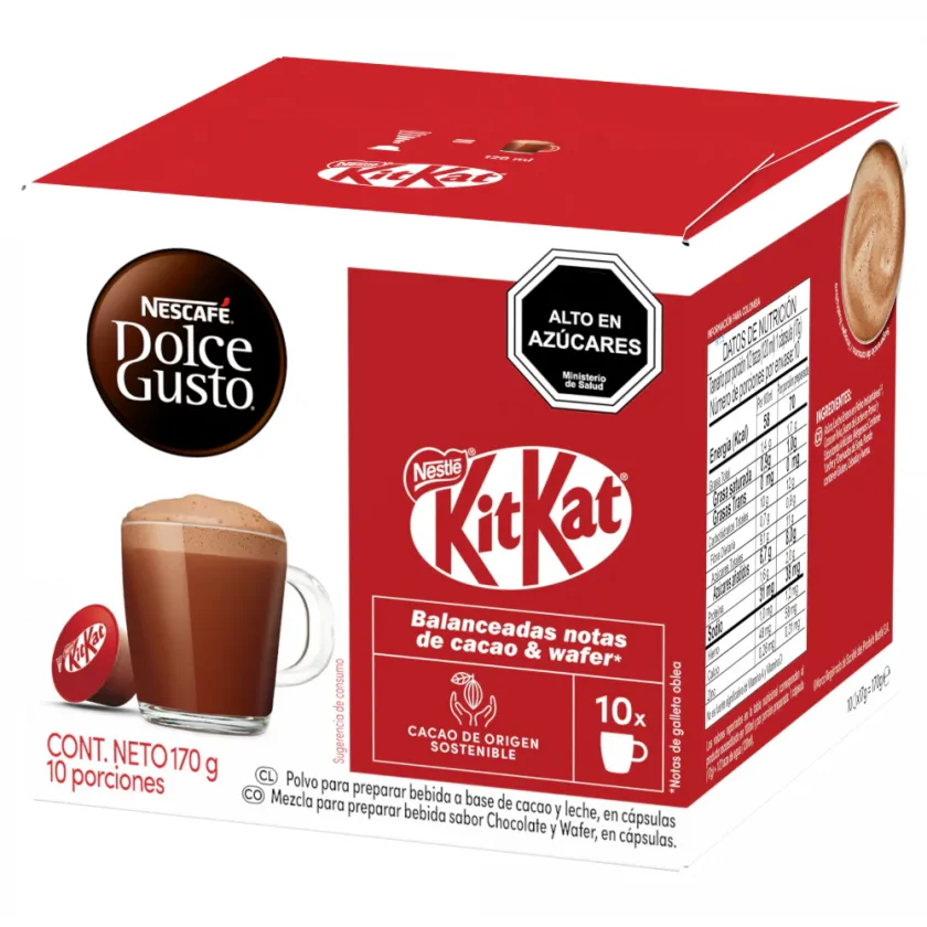 Cápsula Nescafe Dolce Gusto Chococcino Kitkat 10 Cápsulas