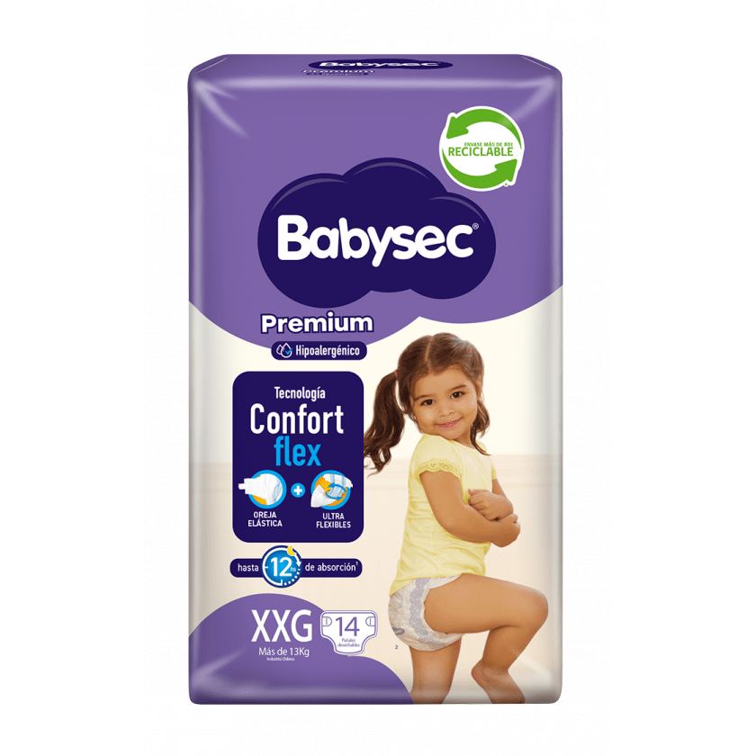 Pañal BabySec Bebé Premium