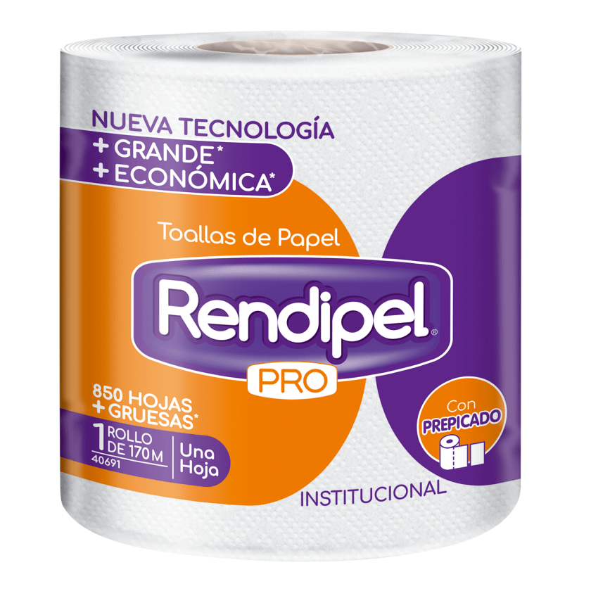 Toalla Wen Rollo Toalla de Papel Rendipel Pro 1 Rollo 170 M