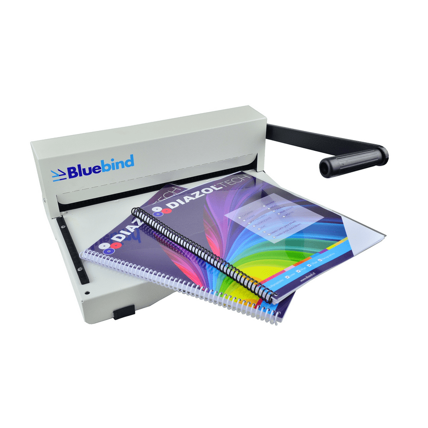 Maquina Espiralera Diazol Bluebind Carta Oficio 15 Hojas