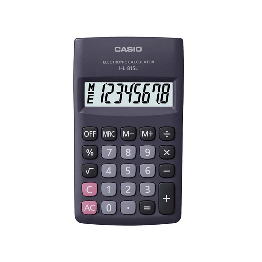 Calculadora Basica Bolsillo Casio 8 Digitos Hl 815L