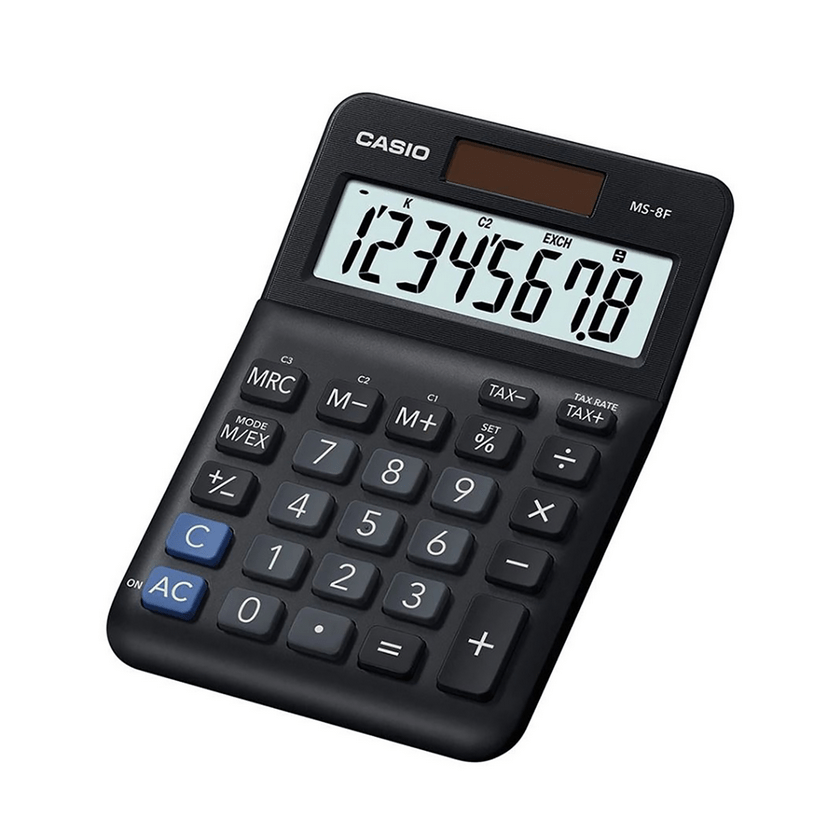 Calculadora Basica Escritorio Casio 8 Digitos Ms 8