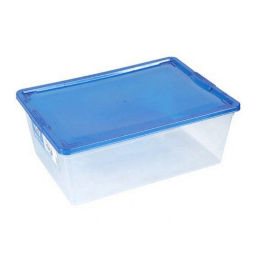 Caja Plástica con Tapa 38X26X13 cm 10 L