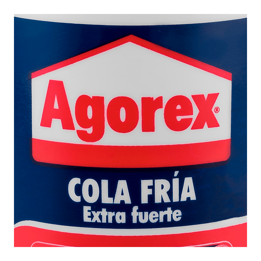 Adhesivo Cola Fría Agorex Madera Extra Fuerte Blanco 500 g