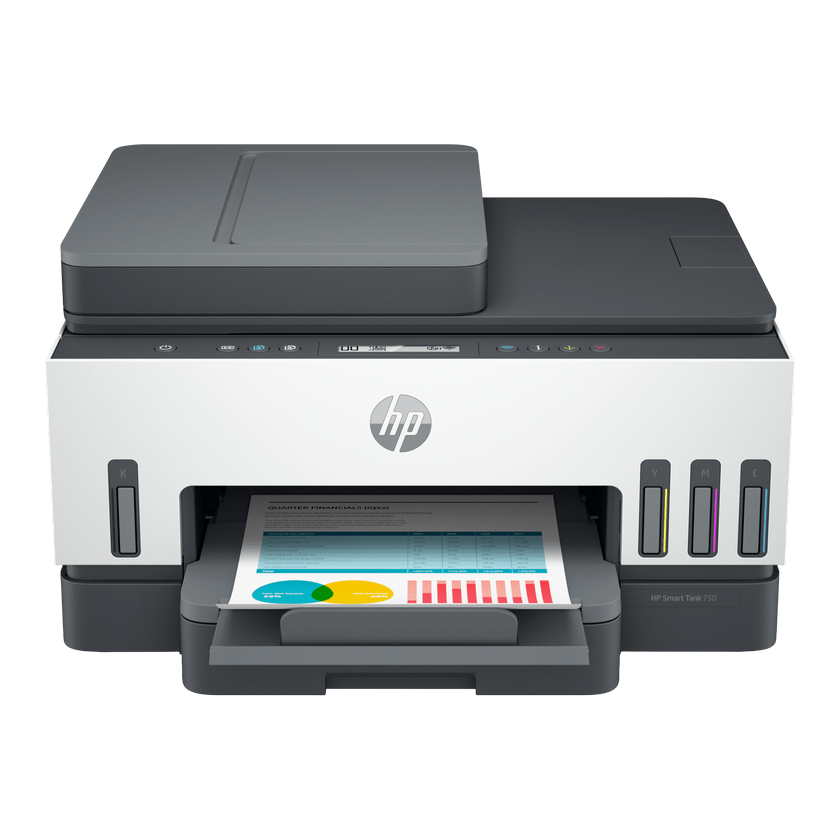 Impresora HP Multifuncional Smart Tank 750
