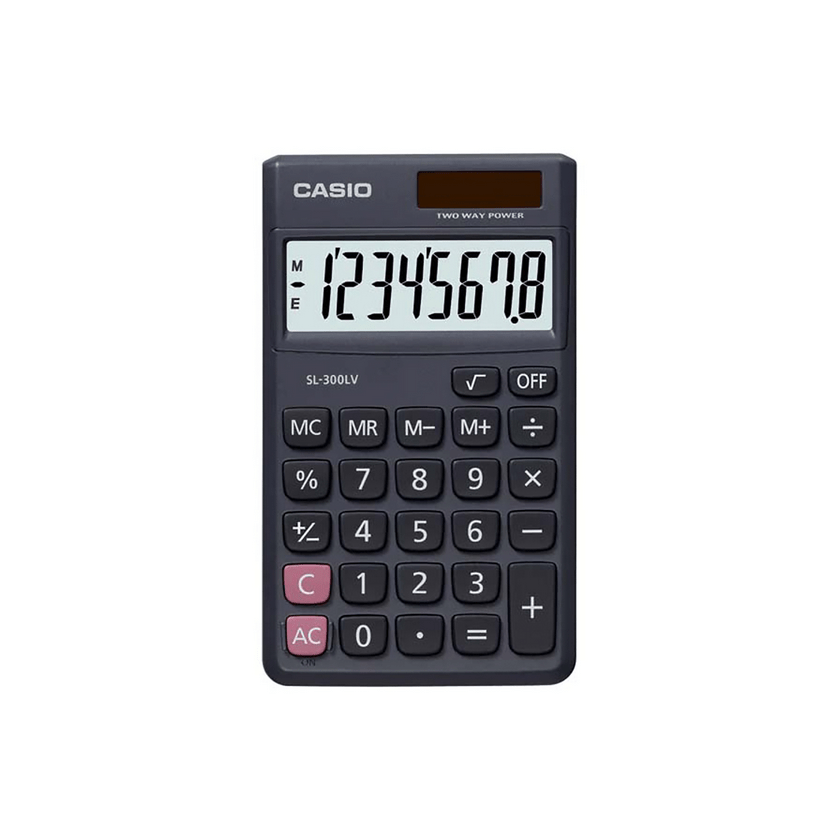 Calculadora Basica Bolsillo Casio 8 Digitos Sl 300
