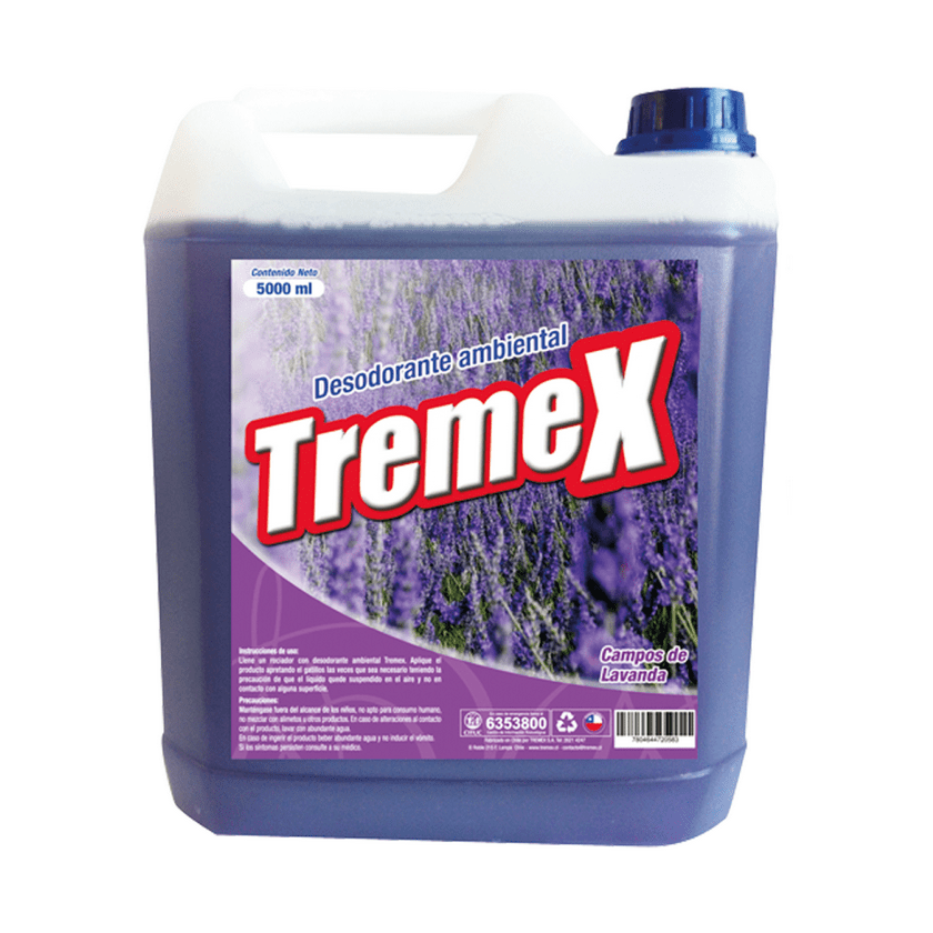 Desodorante Ambiental Líquido Tremex Lavanda 5 L