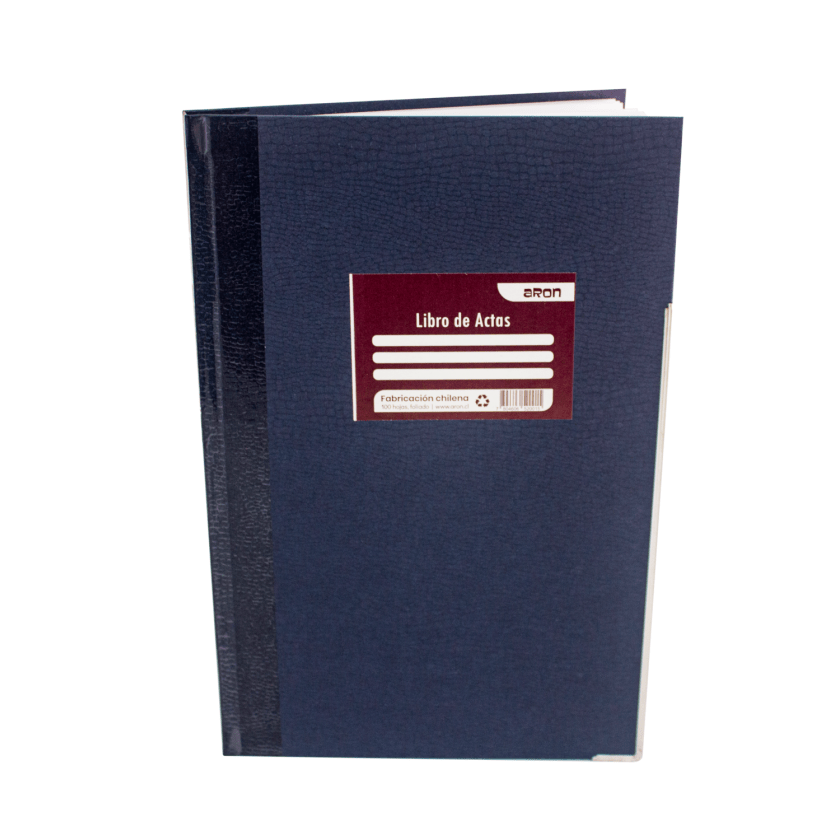 Libro de Actas Aron Lineal con Folio 100 Hojas