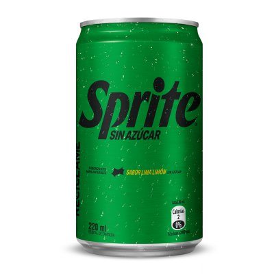 Bebida Sprite Sin Azúcar Lata 220 ml