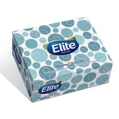 Pañuelo Facial Elite Estuche de 90 Hojas