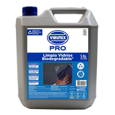 Limpiavidrios Virutex Pro Biodegradable Bambú 5 L